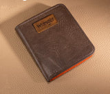 Wrangler Solid Color Small BI-Fold Wallet RFID Card Holder - Dark Khaki