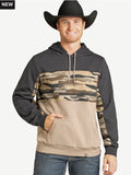 Rock & Roll Denim Camo Block Hoodie