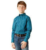 Ariat Tyce Classic Dark Teal Print Shirt