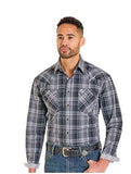 Panhandle Slim Roughstock Black Pearl Snap Long Sleeve Shirt