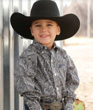 Cinch Infant Boy's Paisley Long Sleeve Shirt MTW7062397