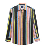 Wrangler® Vintage Inspired Long Sleeve Shirt - Classic Fit - Black Multi