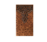 Ariat Ostrich Rodeo Wallet & checkbook cover