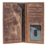 Hooey "Dalton" Smooth Brown w/Stitching Rodeo Wallet