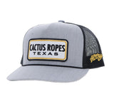 Hooey "CR116" Cactus Ropes Hat Grey/Black