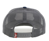 Hooey "Diamond" Hooey Hat Navy/Grey w/Navy/White/Red Patch