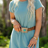 Hooey "Rogue" Tan w/Filigree Cutouts Belt