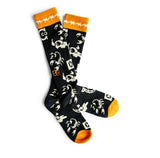 Lucky Chuck Bad Cowgirl Sock orange/black