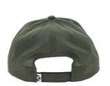 Back view of the Hooey "Mark Out" Hat in green with white stitching showing the snapback closure.