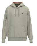 Hooey Peyote Hoody in forest fog green with navy logo on the front, showcasing premium comfort and unique western style.