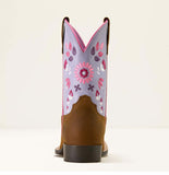 Ariat Youth Wild Bloom Western Boot - Mystic Lavender Floral