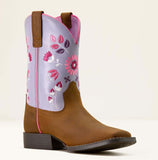 Ariat Youth Wild Bloom Western Boot - Mystic Lavender Floral