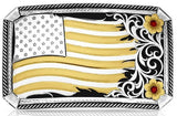 Montana Silversmiths Noble Pride Belt Buckle | USA Made Patriotic Western