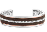 Montana Silversmiths Unbridled Blessings Cuff Bracelet | Silver & Rose Gold Western