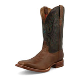 Twisted X Men's 12" Rancher Western Boot in Saddle & Umber showcasing full-grain leather and stylish design.