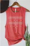 Women's Cowboy Boot Graphic Tank Top | Mineral Wash | Vintage Western Style