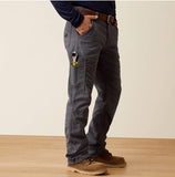 Ariat Men's FR M5 Straight Leg Jean | DuraLight Stretch | Iron Grey | Flame Resistant