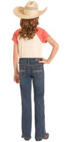 Rock & Roll Denim Girls' Bootcut Jeans – Dark Vintage Wash