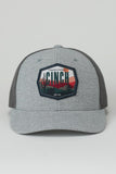 Cinch Men's Desert Patch Logo Snapback Trucker Cap – Gray