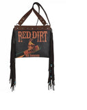 Red Dirt Crossbody Leather Fringed Purse Conceal/Carry