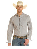 Panhandle Slim Men's Rough Stock Long Sleeve Button-Down Shirt – Taupe