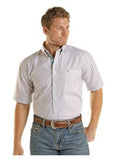 Panhandle Slim Men's Rough Stock Short Sleeve Plaid Button-Down Shirt – Multi Plaid