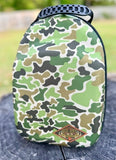 Red Dirt Hat Co. Green Camo Antlers Hard Shell Cap Carrier – Holds 4 Caps