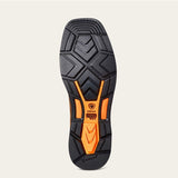 Ariat WorkHog XT Patriot waterproof work boot sole featuring durable grip with shock absorption technology.