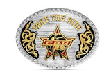 Montana Silversmiths Take the Ride PBR Belt Buckle