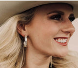 Montana Silversmiths Olivia's Reins Hoop Earrings – Miss Rodeo America 2026