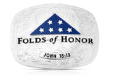Montana Silversmiths Folds of Honor Greater Love Buckle