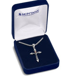 Montana Silversmiths Thorns and Roses Cross Necklace