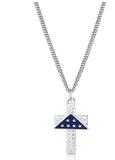 Montana Silversmiths Folds of Honor Remembrance Cross Necklace