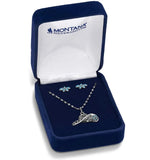 Montana Silversmiths Under the Brim Cowboy Hat Necklace & Earring Set