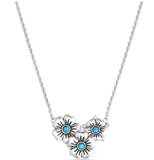 Montana Silversmiths Montana Spring Floral Turquoise Necklace