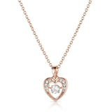 Montana Silversmiths Let's Dance A Little Dance Rose Gold Heart Necklace