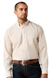 Ariat Men's Wrinkle Free Solid Pinpoint Oxford Classic Fit Shirt