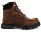 Twisted X Men's 6" Work Boot – Brown & Black | Soft Toe | Built in the USA