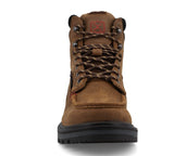 Twisted X Men's 6" Work Boot – Brown & Black | Soft Toe | Built in the USA