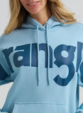 Wrangler Women's Retro Americana Logo Hoodie | Blue