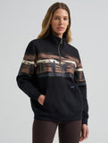 Wrangler Retro® Punchy Sweatshirt Zip | Black