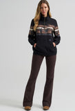 Wrangler Retro® Punchy Sweatshirt Zip | Black