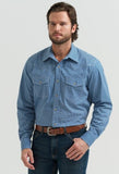 Wrangler® 20X® Competition Advanced Comfort Long Sleeve Shirt | Classic Fit | Navy