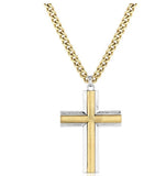 Montana Silversmiths Faithful Tradition Gold Cross Necklace