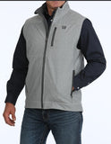 Cinch Men's Storm Defense Bonded Vest - Light Gray