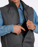 Cinch Men's CC Concealed Carry Bonded Vest - Charcoal Gray