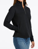 Cinch Women's 1/4 Zip Pullover - Black