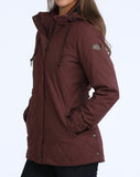 Cinch Women's Quilted Hooded Barn Coat - Deep Purple