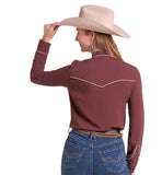 Panhandle Slim Womens Piping snap shirt