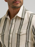 Wrangler Retro® Premium Stripe Western Snap Shirt